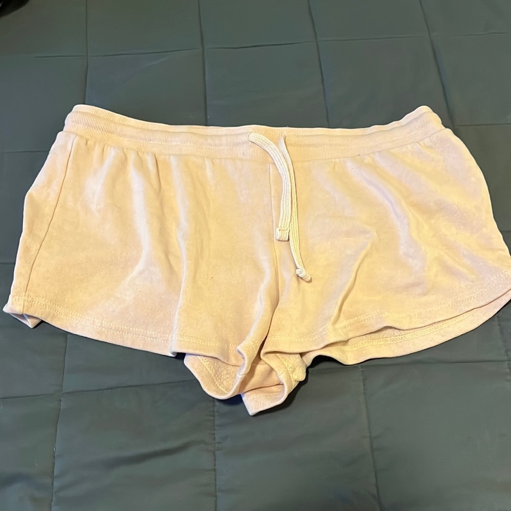 cotton lounge shorts. New with tags. Light pink/mauve. Size XL